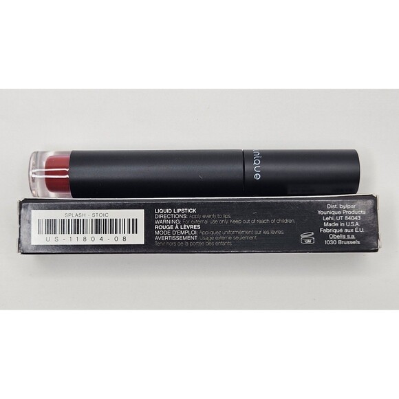 Younique Moodstruck Splash Liquid Lipstick Stoic New in Box Discontinued - Picture 4 of 6